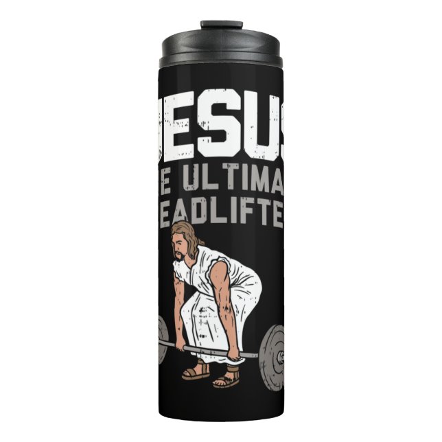 Bouteilles Isothermes Deadlift Jesus I Christian Weighlifting Travail dr (Devant)