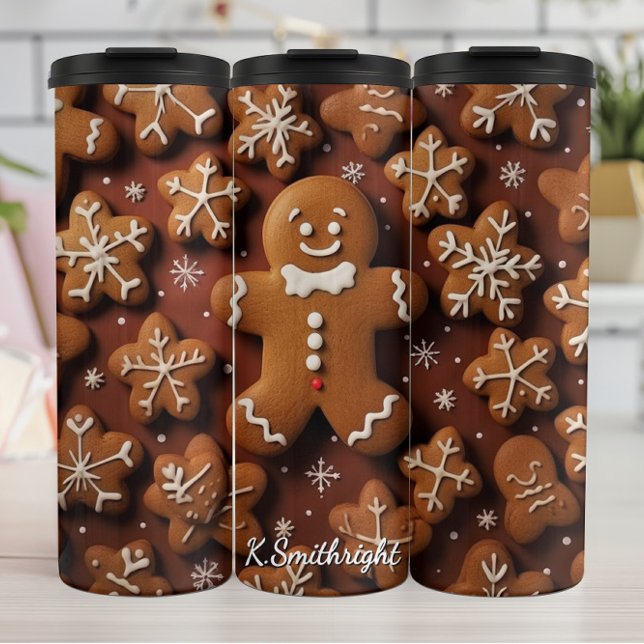 Bouteilles Isothermes Défilé de biscuits joyeux (Créateur téléchargé)