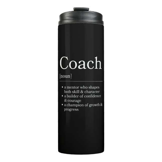 Bouteilles Isothermes Définition de coach Encouragement Leadership Moder (Devant)
