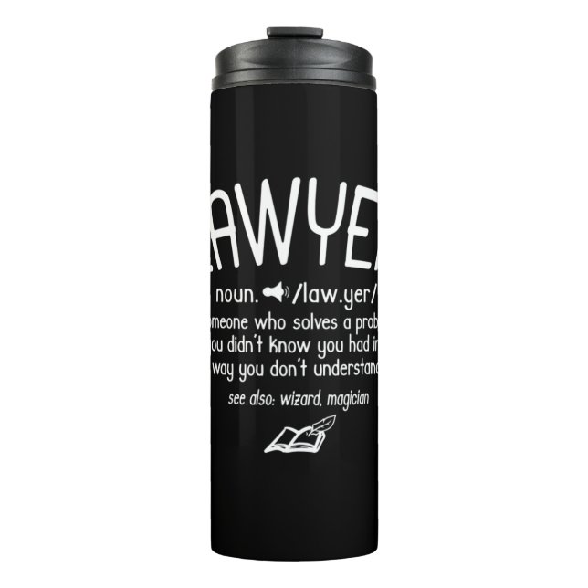 Bouteilles Isothermes Définition drôle de l'avocat (Devant)