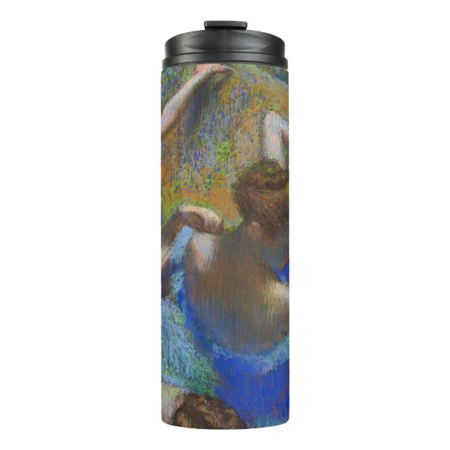Bouteilles Isothermes Degas Danseuses Bleues Pastel Chef-d'œuvre d'Art (Devant)
