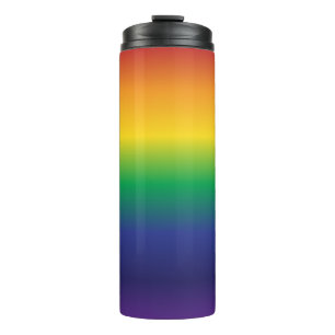 Bouteilles Isothermes Dégradé arc-en-ciel tendance en bandes