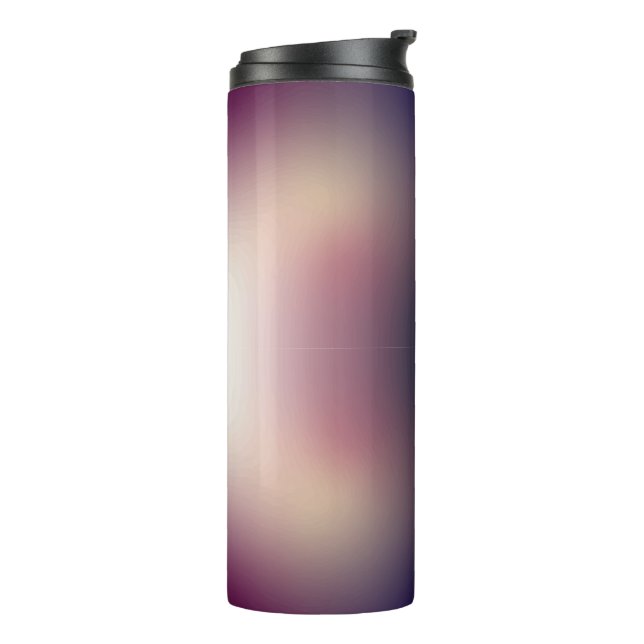 Bouteilles Isothermes dégradé de forme libre sur tumbler thermique (Tourné sur la gauche)