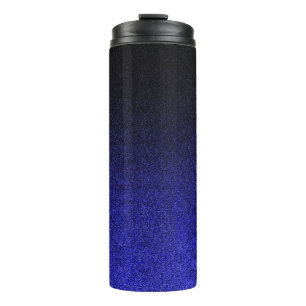 Bouteilles Isothermes Dégradé de Parties scintillant bleue et noire