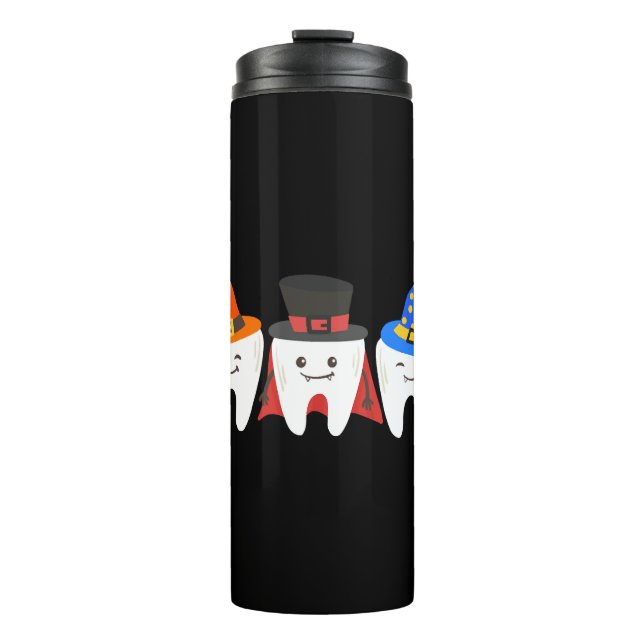 Bouteilles Isothermes Dentiste Halloween dents Dentaire (Devant)