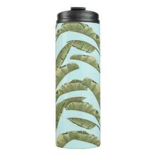 Bouteilles Isothermes Des feuilles de bananes sans couture. motif tropic