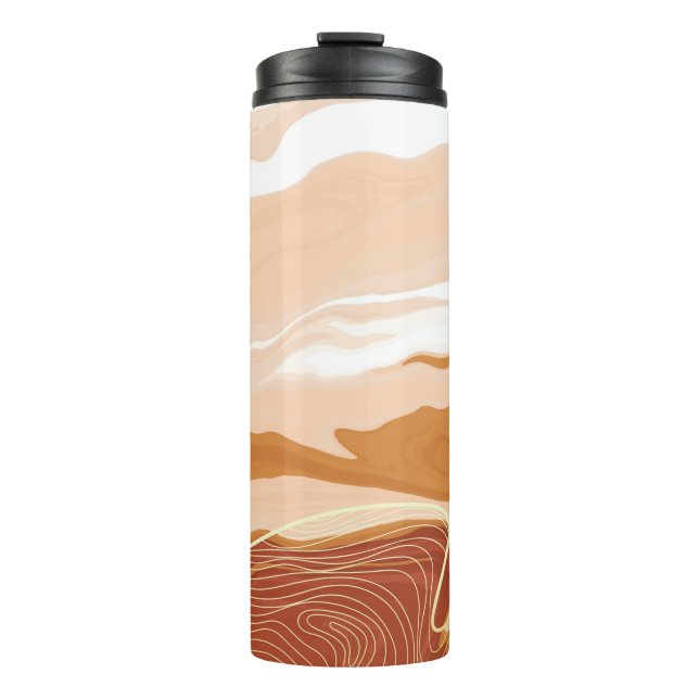 Bouteilles Isothermes Design arrière - plan en marbre de luxe. ma liquid (Devant)