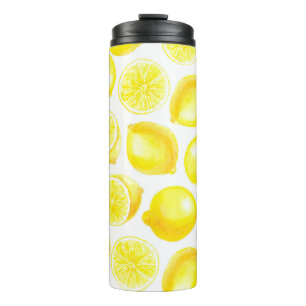 Bouteilles Isothermes Design citrons aquarelle