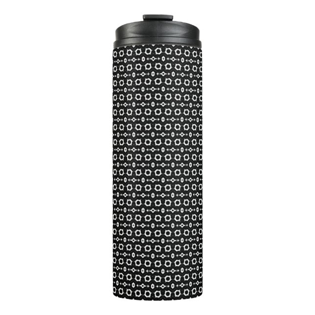 Bouteilles Isothermes Design classique noir et blanc (Devant)