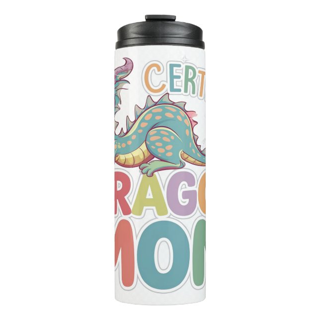 Bouteilles Isothermes Design coloré Certified Dragon maman (Devant)