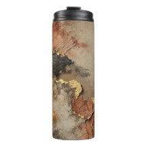 Design d'art Abstrait luxueux | Tons de terre et G