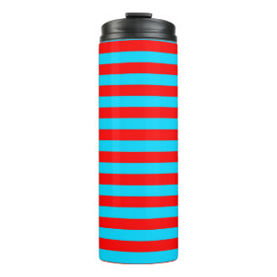 Bouteilles Isothermes Design de bandes rouges et bleues