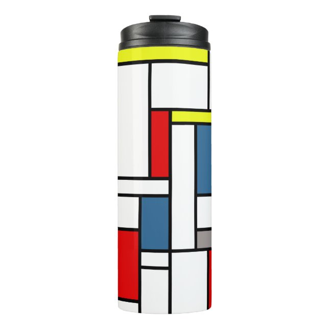 Bouteilles Isothermes Design de style mondrien (Devant)