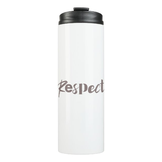 Bouteilles Isothermes Design moderne, créatif, cool, tendance du respect (Devant)