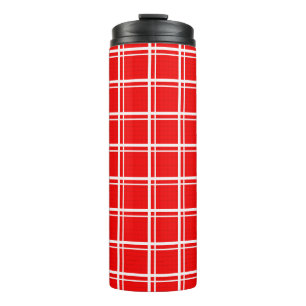 Bouteilles Isothermes Design Motif des bandes de grille déployées dans l