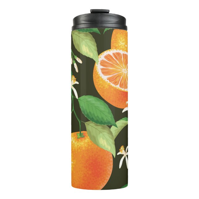 Bouteilles Isothermes Design Motif orange vibre (Devant)