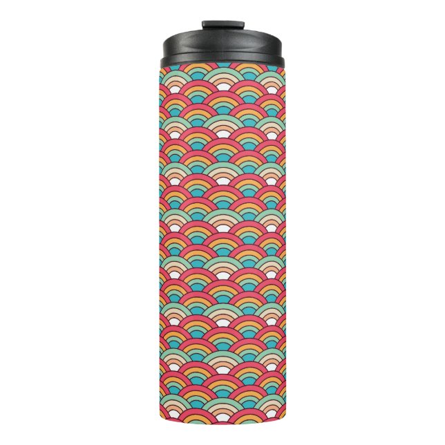 Bouteilles Isothermes Design Motif traditionnel sans couture élégant (Devant)