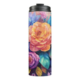 Bouteilles Isothermes Design Rose Floral Paruline thermique