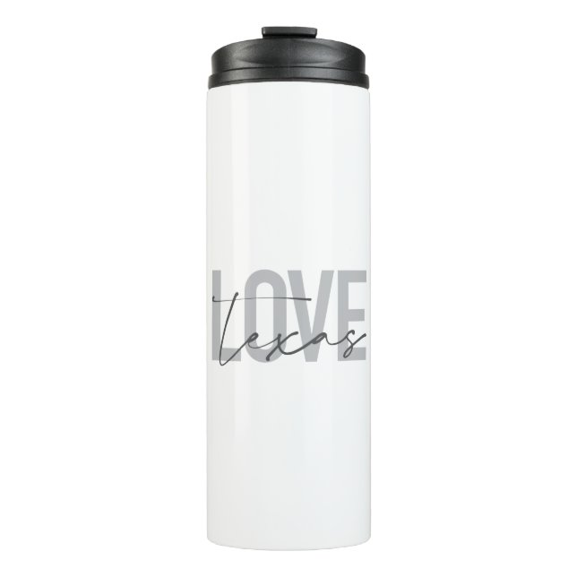 Bouteilles Isothermes Design simple, moderne, urbain, cool Love Texas (Devant)