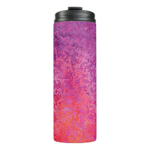 Bouteilles Isothermes Design texturé Abstrait en rose et violet