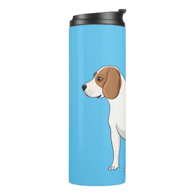 Bouteilles Isothermes dessin animé de chien beagle (Tourné sur la gauche)