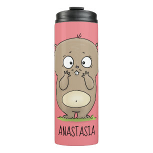 Bouteilles Isothermes Dessin d'adorable hamster