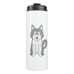 Bouteilles Isothermes Dessin de chien Extraordinaire Sibérie Husky