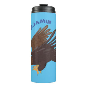 Bouteilles Isothermes dessin humoristique d'aigle royal