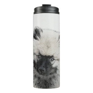 Bouteilles Isothermes Dessin Keeshond Chiot - Joli dessin original Chien