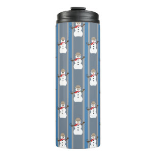 Bouteilles Isothermes Détective de Snowman amusante et fantaisiste