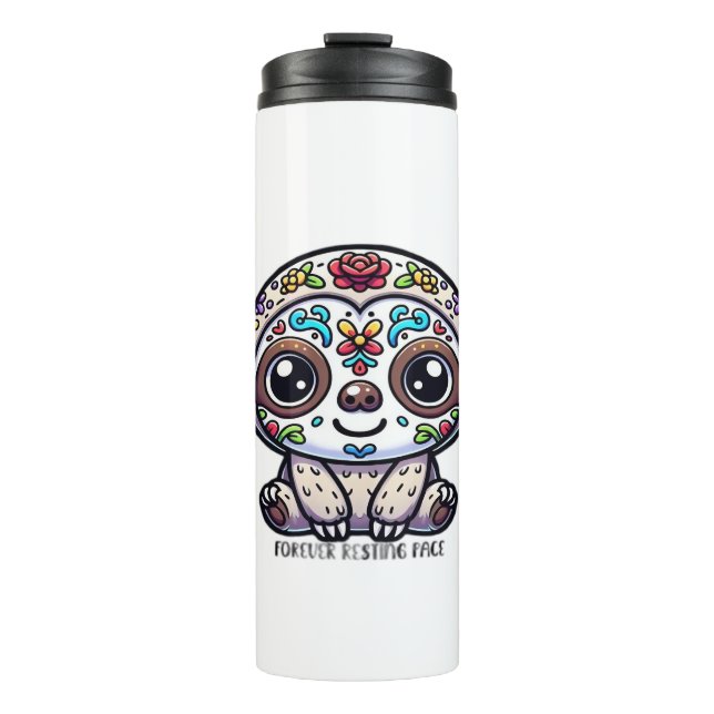 Bouteilles Isothermes Dia De Los Muertos Sloth T-Shirt Actif (Devant)