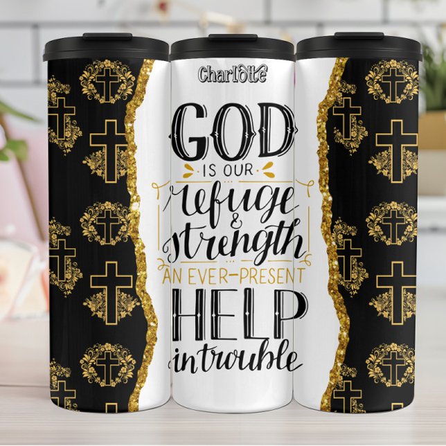 Bouteilles Isothermes Dieu Notre Refuge Force UN DÉBAT TOUJOURS PRÉSENT (Créateur téléchargé)