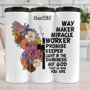 Bouteilles Isothermes Dieu : Way Maker, Miracle Worker