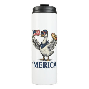 Bouteilles Isothermes Dinde patriotique 'Merica Hot Dog Vintage Chemise