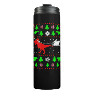 Bouteilles Isothermes Dinosaur Vilain Sweat de Noël Xmas T rex