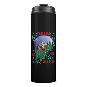 Bouteilles Isothermes Dinosaure Santa Claus