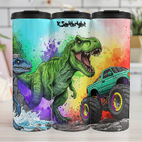 Dinosaures Camion Monstre Action Arc-en-Ciel