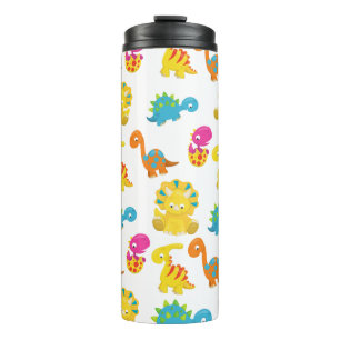 Bouteilles Isothermes Dinosaures Mignons, Motif De Dinosaures, Baby Dino