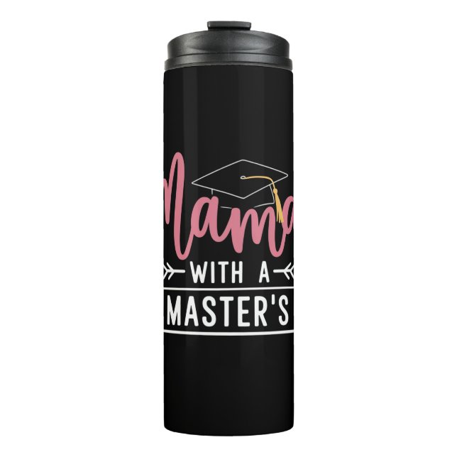 Bouteilles Isothermes Diplôme de Master Mama MBA Diplômée de Master (Devant)