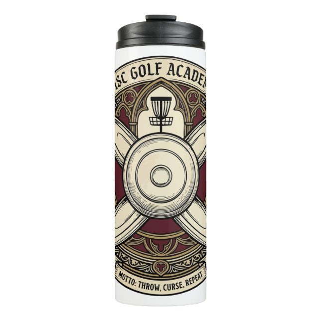 Bouteilles Isothermes Disc Golf Academy Crest (Devant)