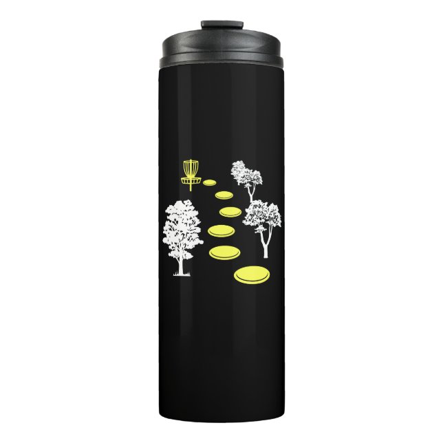 Bouteilles Isothermes Disque Golf Woods Disk Golfer cadeau (Devant)