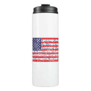 Bouteilles Isothermes Distressed-Drapeau