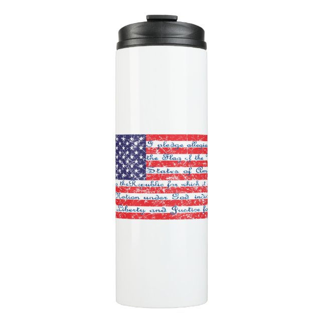 Bouteilles Isothermes Distressed-Drapeau (Devant)