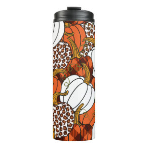 Bouteilles Isothermes  Divers citrouilles. Leopard, orange, blanc et buf