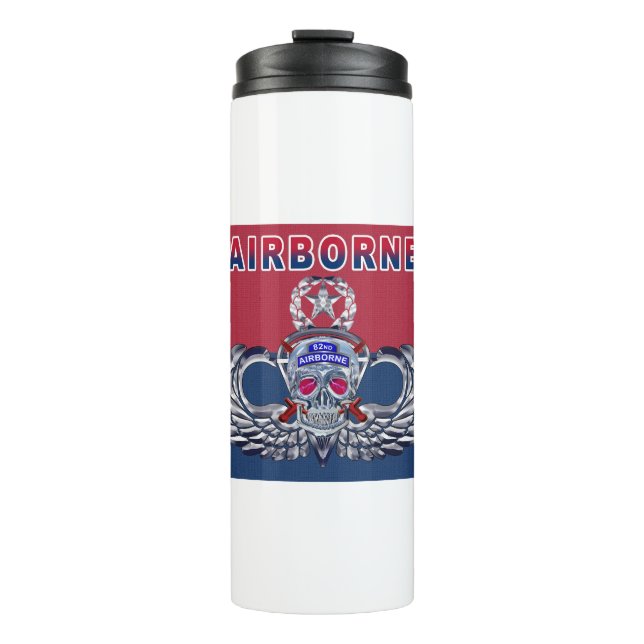 Bouteilles Isothermes Division aéroportée 82 sans peur (Devant)