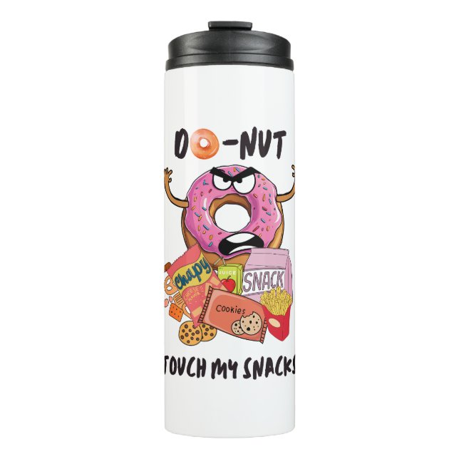 Bouteilles Isothermes Do-nut touche mes snacks (Devant)