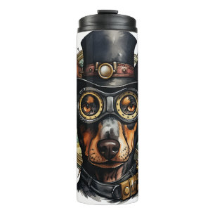 Bouteilles Isothermes Doberman Pinscher Chien Steampunk