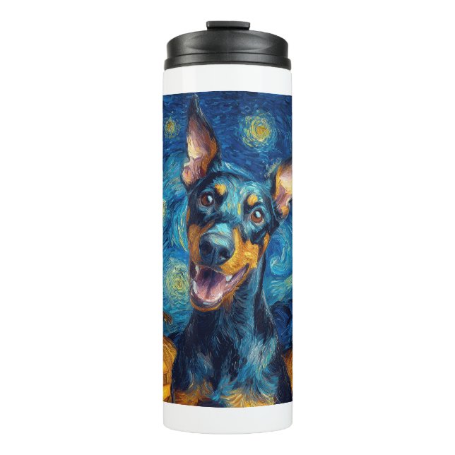 Bouteilles Isothermes dobermann (Devant)