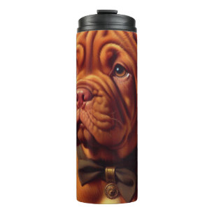Bouteilles Isothermes Dogue vintage de Bordeaux Peinture