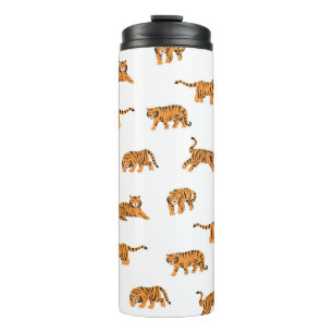 Bouteilles Isothermes Doodle animal tigre japonais sans soudure main vin